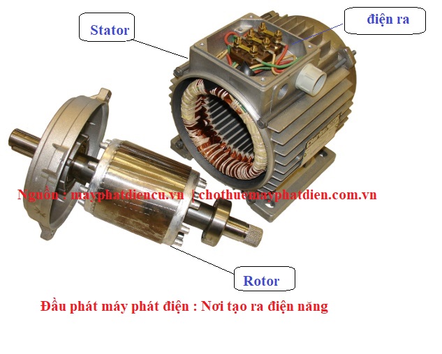 rotor va stator đầu phát máy phát điện