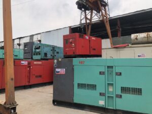 kho máy phát điện nhật bãi