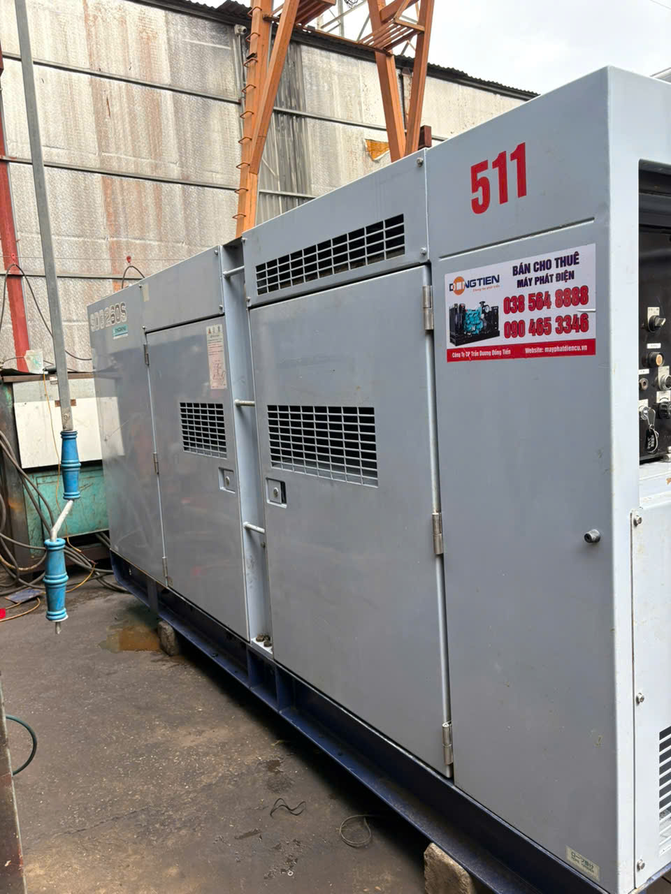 Máy phát điện airman 300kva cho thuê