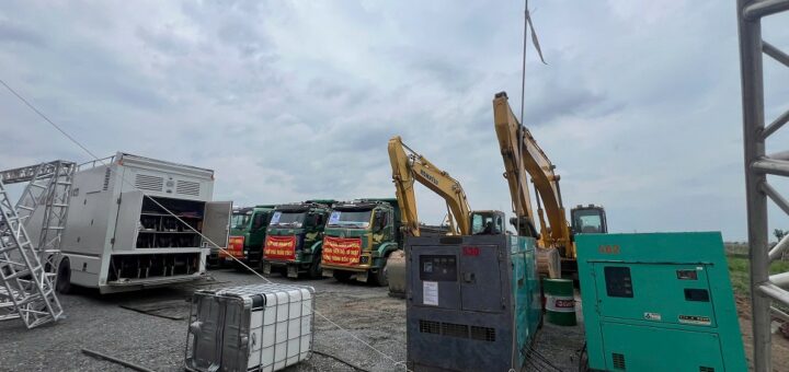 Cho Thuê Máy Phát Điện Cho Nhà Xưởng công trình