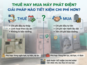 Thuê Hay Mua Máy Phát Điện Giải Pháp Nào Tiết Kiệm Chi Phí Hơn