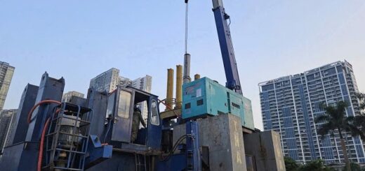 bàn giao máy phát điện 220kva cho công trình ép cọc